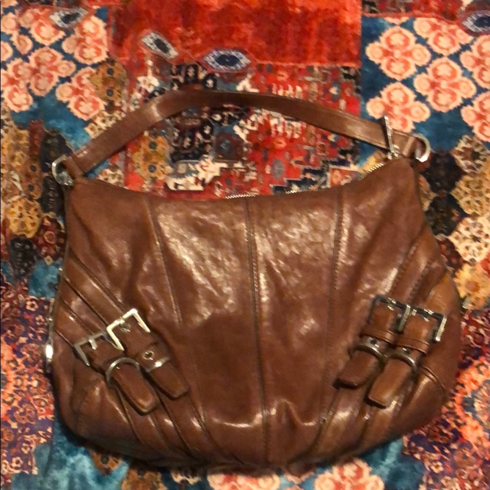 Michael Kors small leather purse like new.
